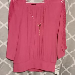 Pink blouse